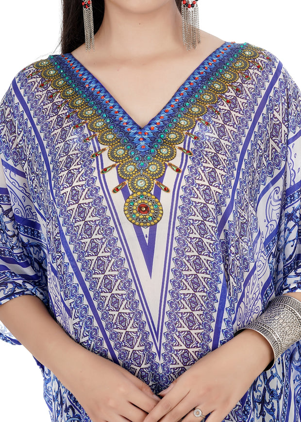 blue kaftan