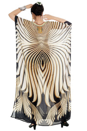 embellished kaftan dress