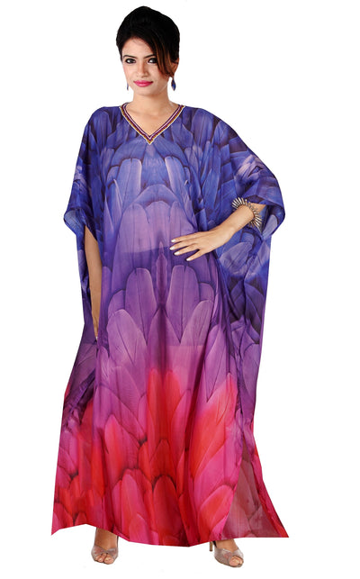 blue beach kaftan