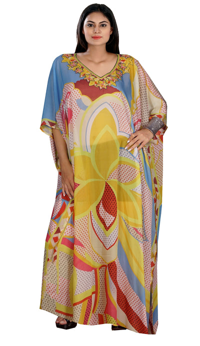 colourful kaftan