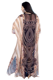 gold kaftan dress