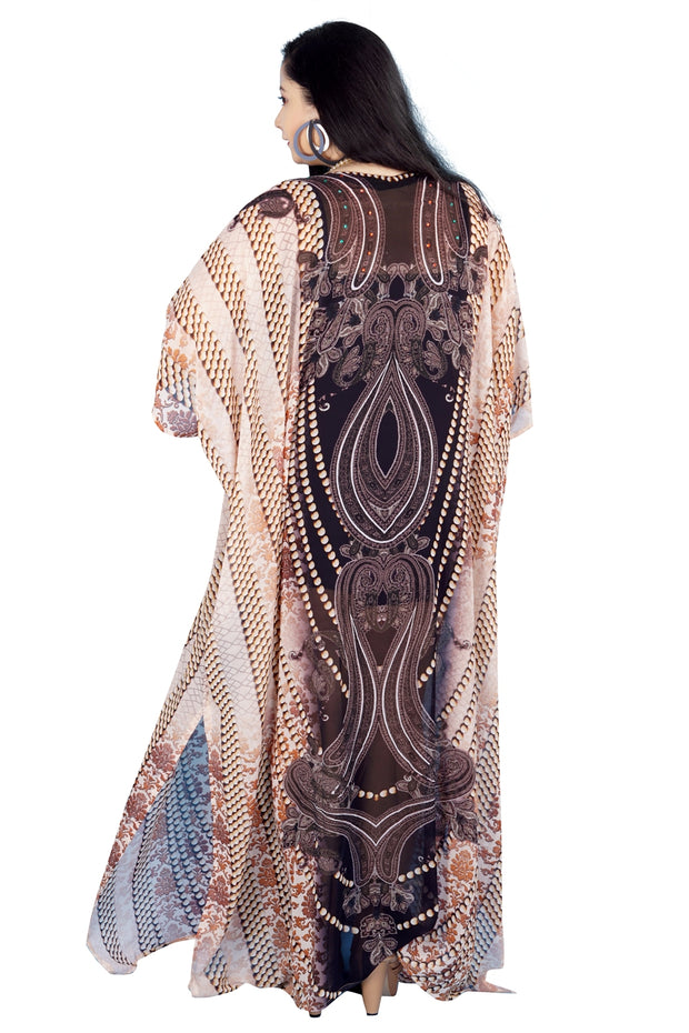 gold kaftan dress