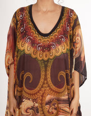 blue beach kaftan
