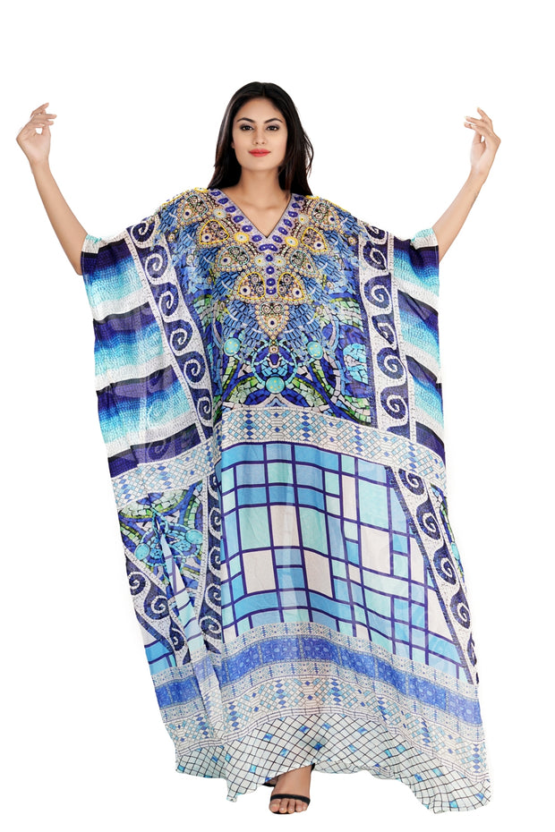 printed kaftan