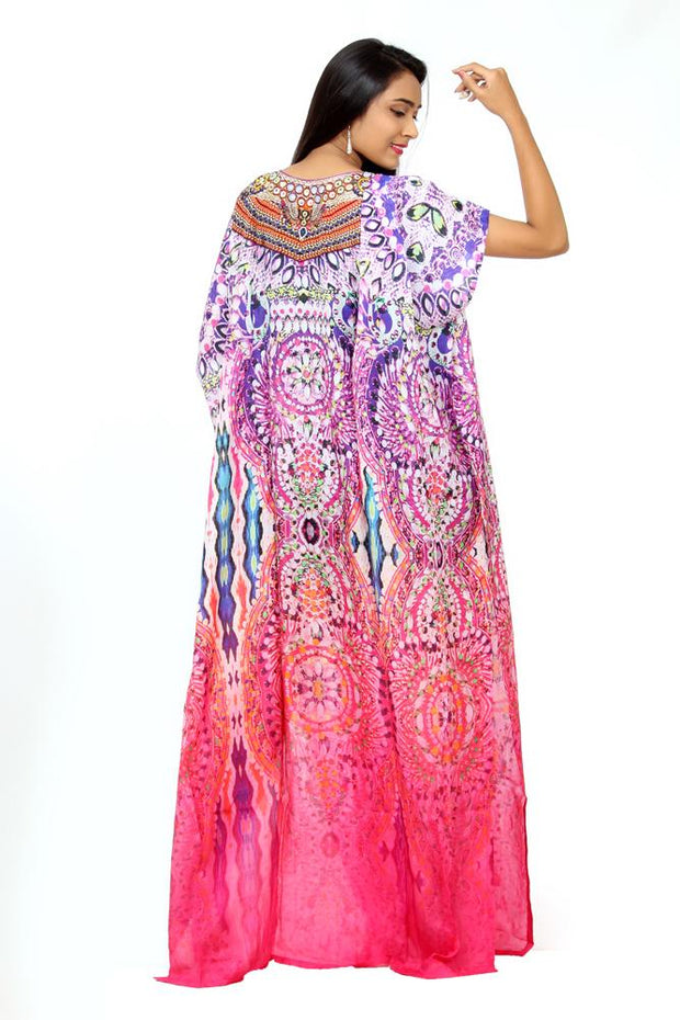 kaftan silk tops