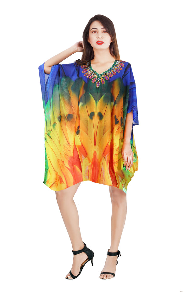 short kaftan dresses