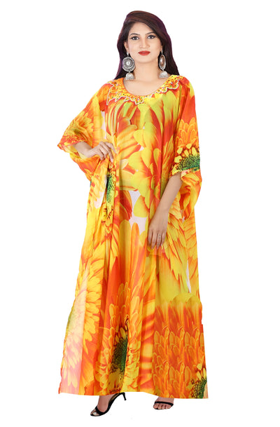yellow bohemian dress