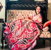 kaftan designer floral print silk caftan gown kaftan resort wear for women