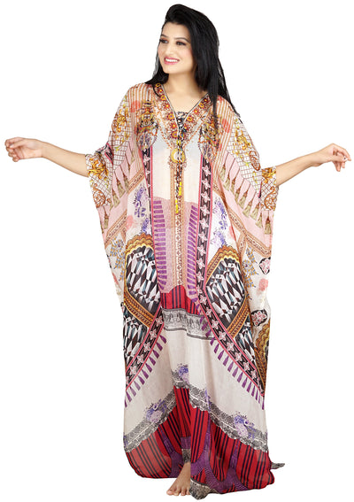 kaftan sleeve dress