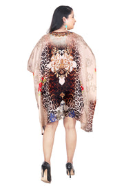 Leopardprintkaftan