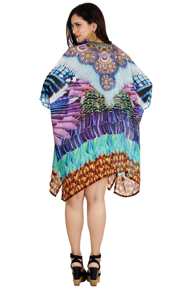 crystal embellished kaftans