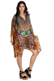 women silk kaftan