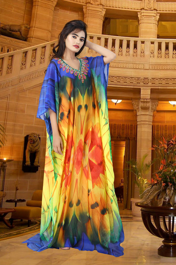 red beach kaftan