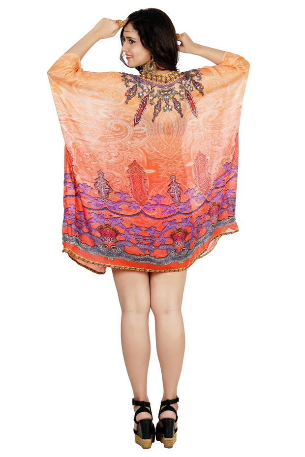 digital printed kaftan