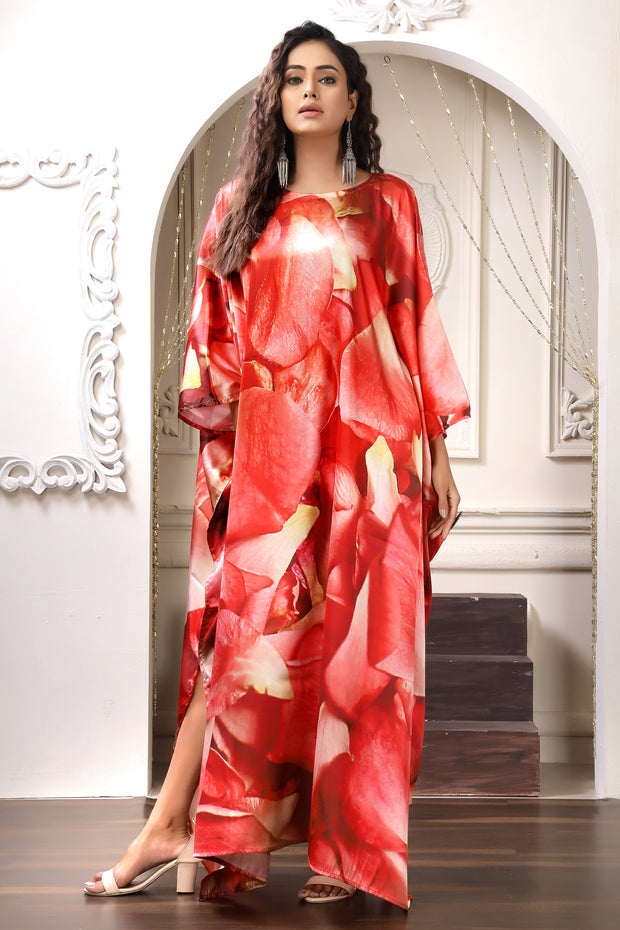 Floral Kaftan Long Dress Designer Kaftan Maxi Dress Beautiful Kaftan