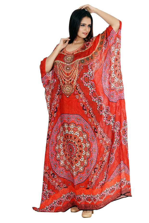 kaftan dress long sleeves