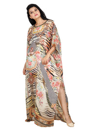 silk kaftan for women