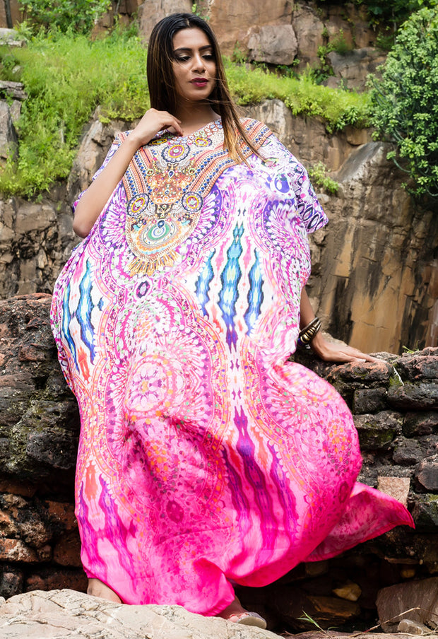 silk kaftans