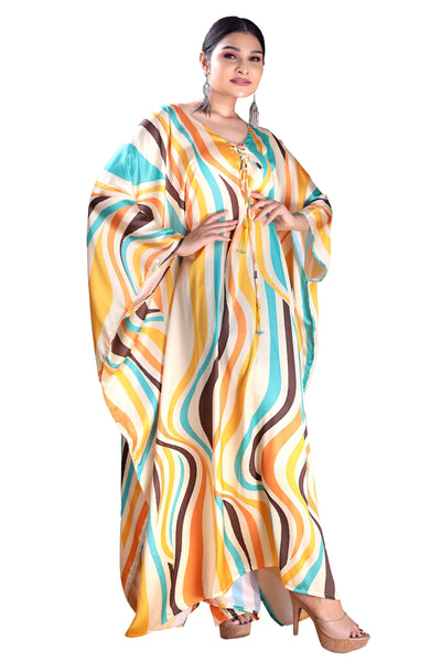 Effortless Chic: V-Neck Caftan for Women