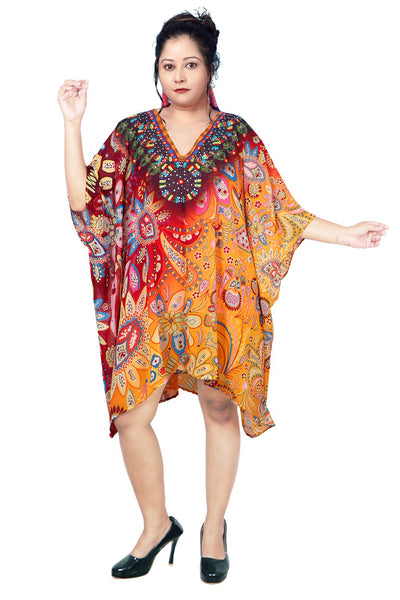 Floral Print kaftan tunic