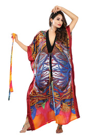 Lace up Beach Kimono Summer Special embellished with stripes to tie up