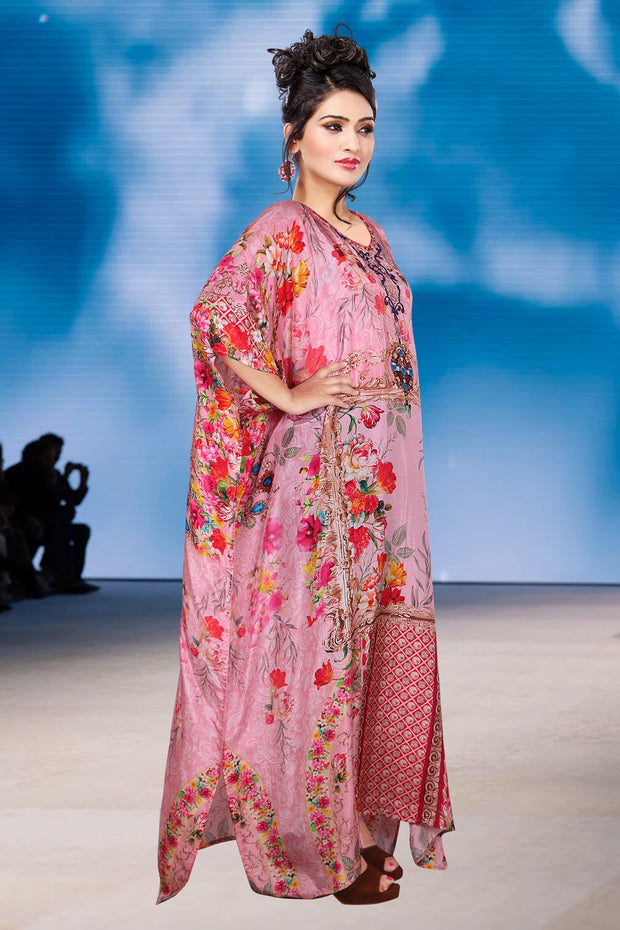 Hand made Cruise wear kaftan Lightweight silk kaftan Swimwear kaftans