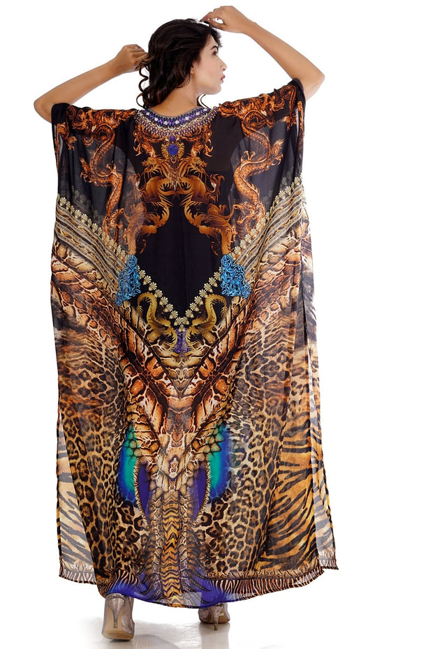 beaded kaftan