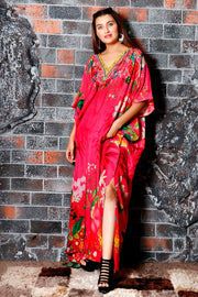 pure silk kaftan