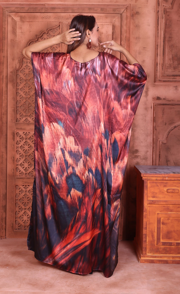 Silk kaftan dress for women beautiful caftan dress lounge wear caftan