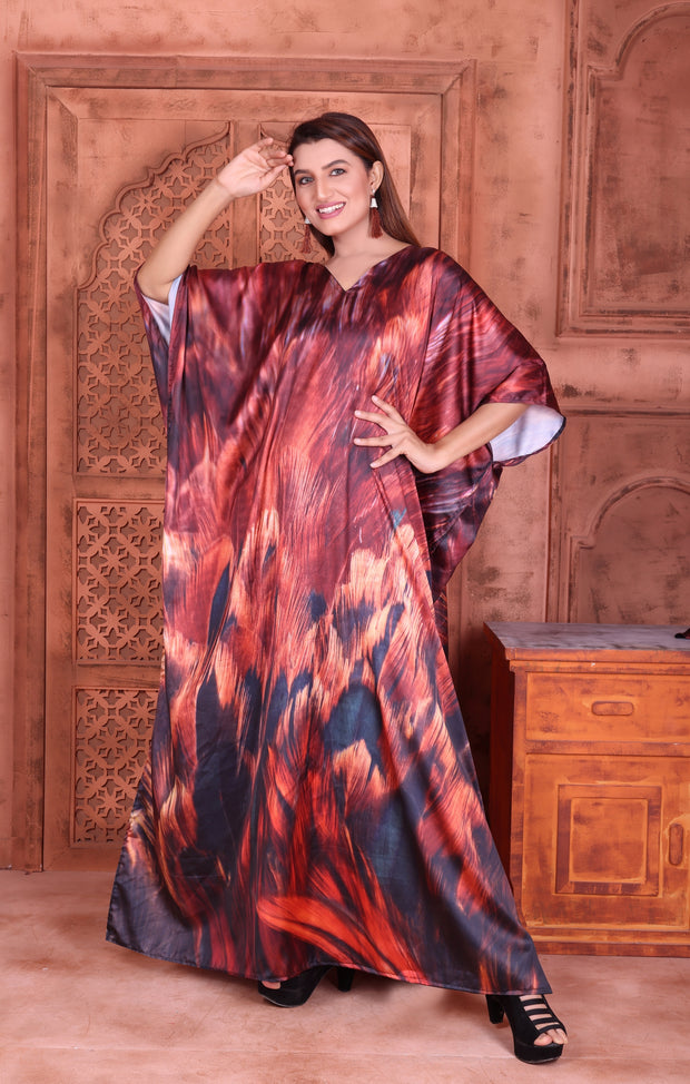 Silk kaftan dress for women beautiful caftan dress lounge wear caftan