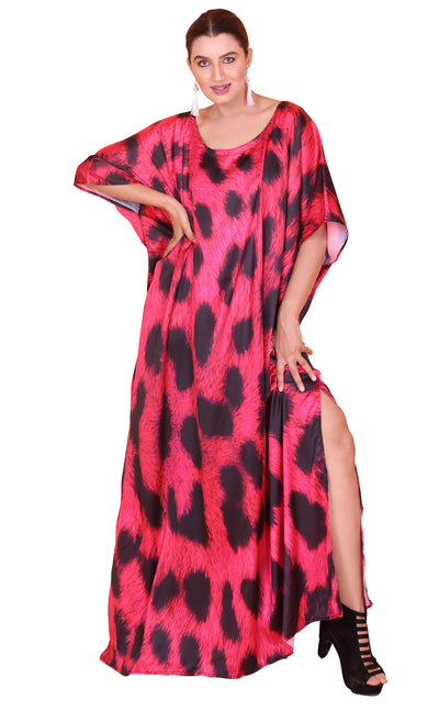 Beach Wear Kaftan Silk Kaftan animal print elegant kaftan for women