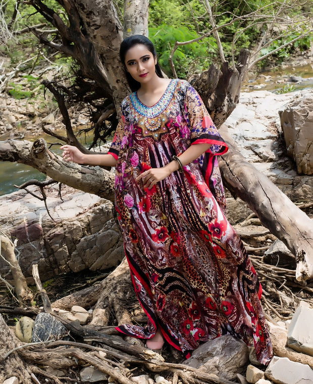 silk kaftans