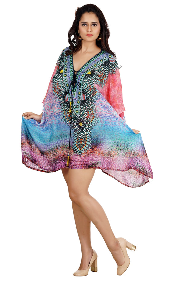 black lace kaftan