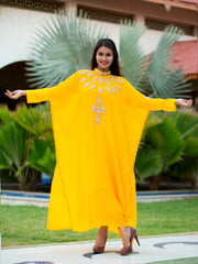 Dubai Kaftan Wedding kaftan Long Dress embellished maxi caftan