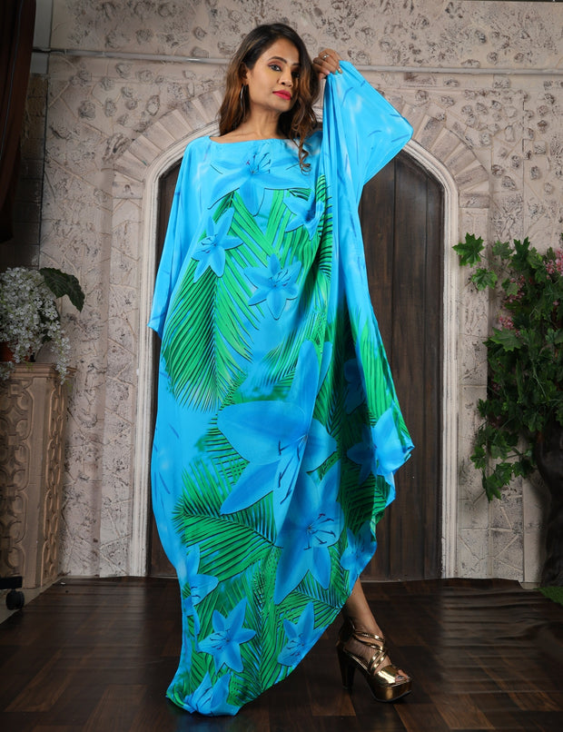 Silk caftan Maxi Dress Royal Kaftan for Women silk Kaftan Lounge wear