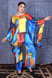 Two piece caftan elegant co-ord set for womens