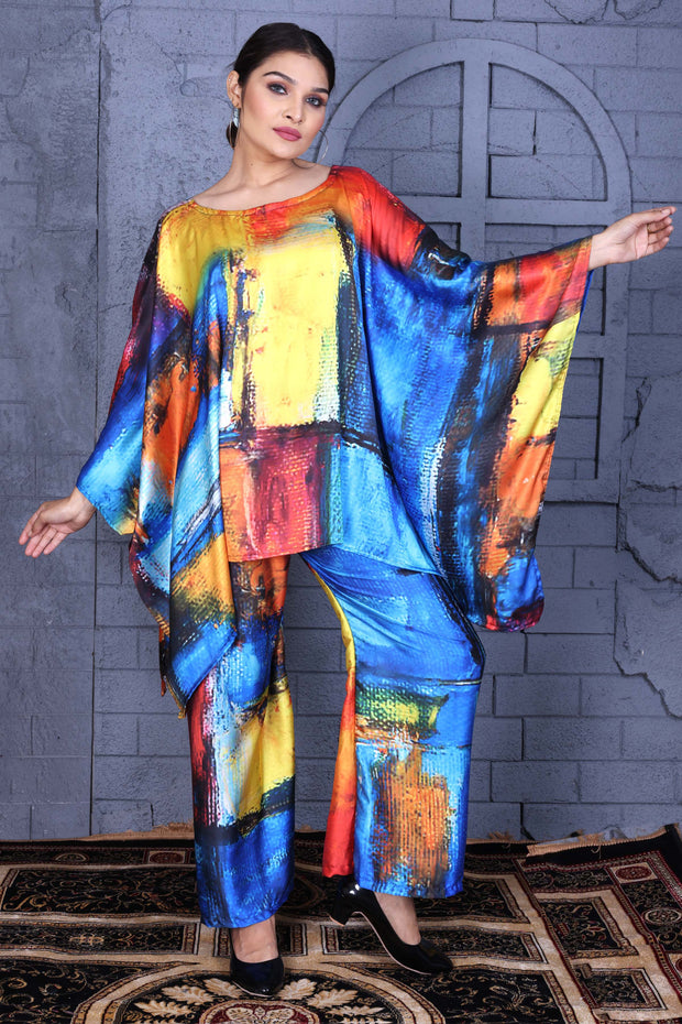 Two piece caftan elegant co-ord set for womens