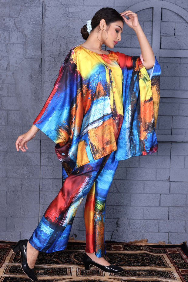 Two piece caftan elegant co-ord set for womens