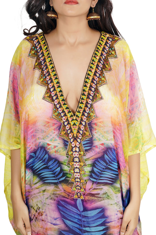 camilla silk kaftan