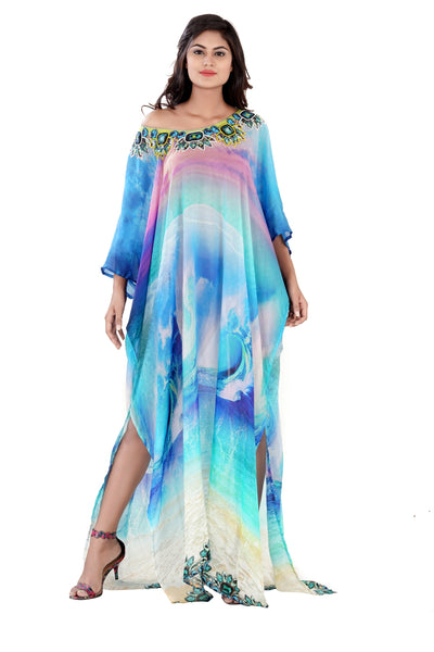 kaftan evening gown