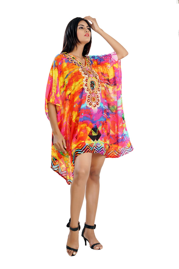 plus size kaftan maxi dress