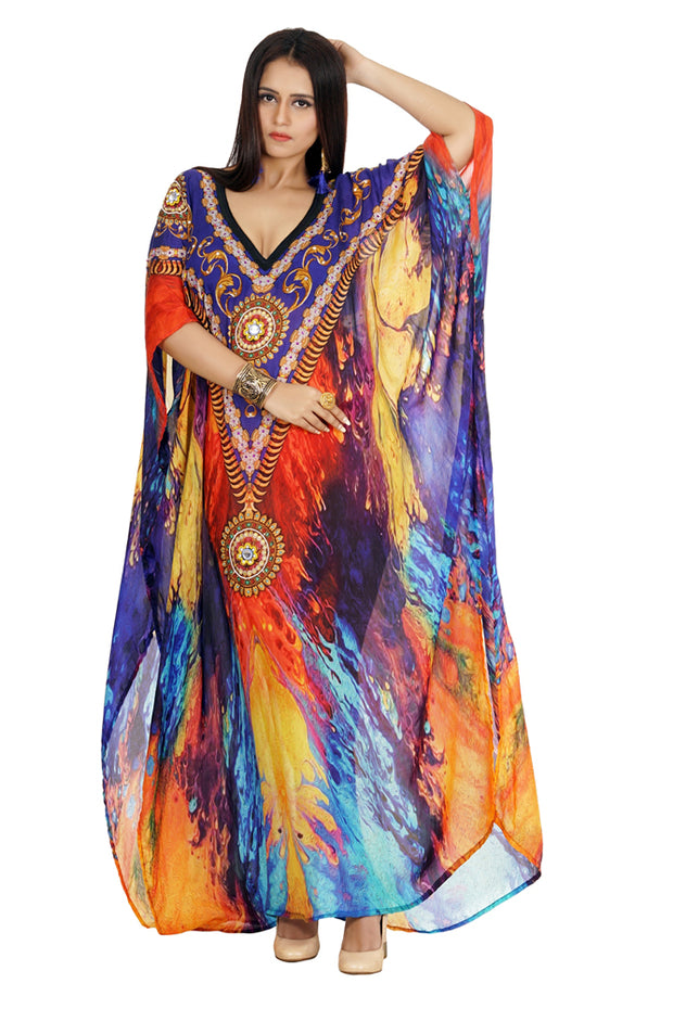 designer kaftan dress