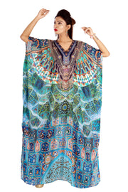 full length beach kaftan