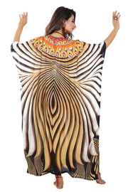 Camouflage print hand embellished Lace up beach cover up silk kimonos