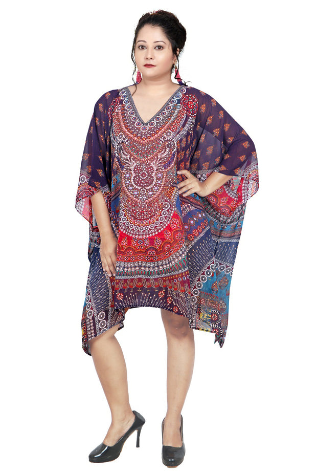 Embellished Beach Cover Up Kaftan