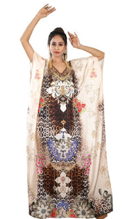 Plus Size Kaftan Long Designer Silk Kaftan Long Kaftan dress for women