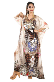 Plus Size Kaftan Long Designer Silk Kaftan Long Kaftan dress for women