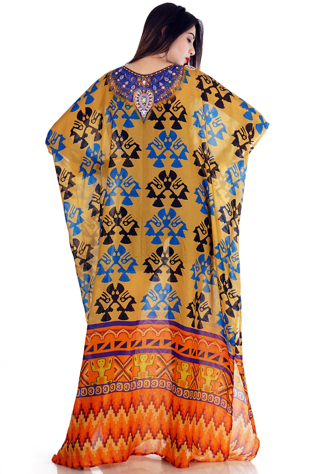 Party dress kaftan plus size cruise wear silk kaftan dress beachwear caftan designer silk caftan