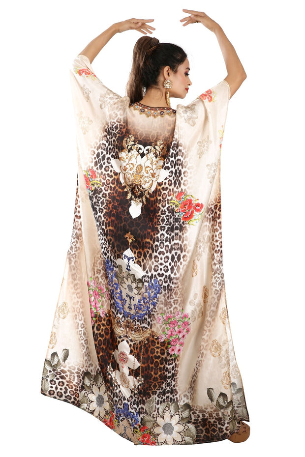 Plus Size Kaftan Long Designer Silk Kaftan Long Kaftan dress for women