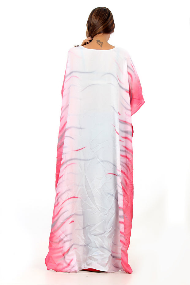 silk cover up kaftan